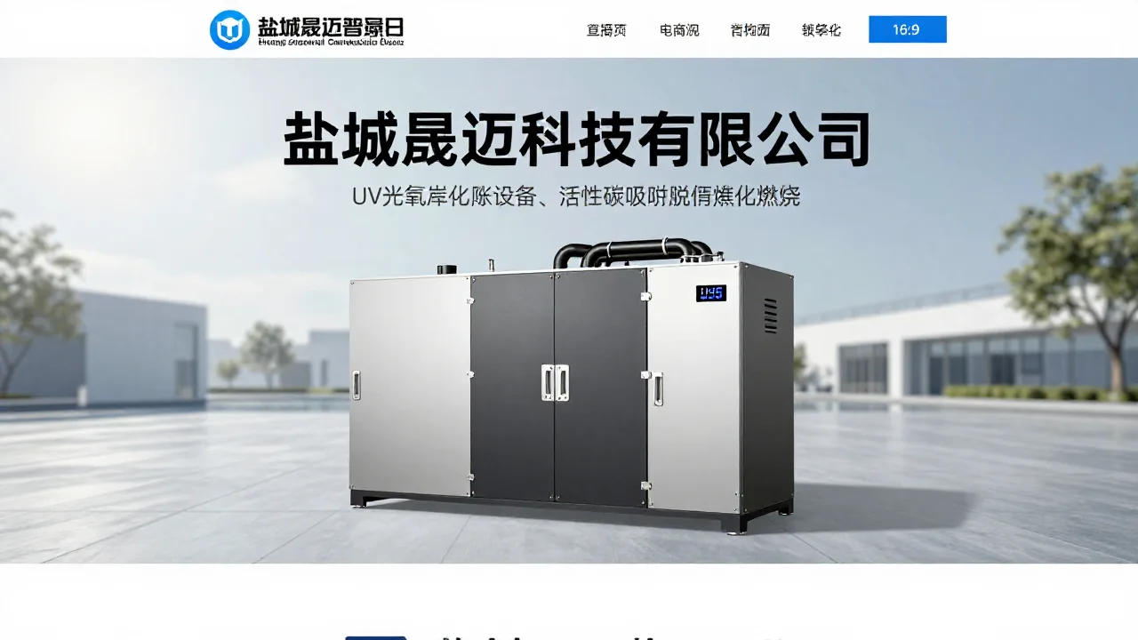 盐城晟迈科技有限公司 首页主视觉